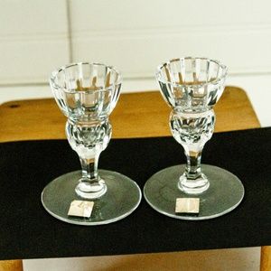 NWT Waterford Crystal candlestick pair